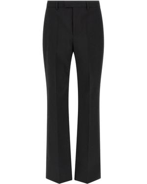 Valentino Flat Front Pants - Black