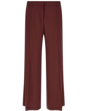 Alberto Biani Flared Flat Front Pants