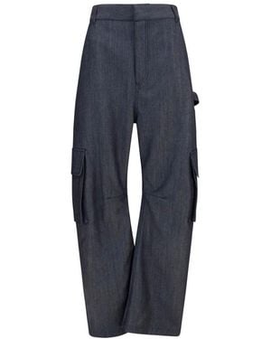 Balenciaga Loose Cargos Pants - Blue