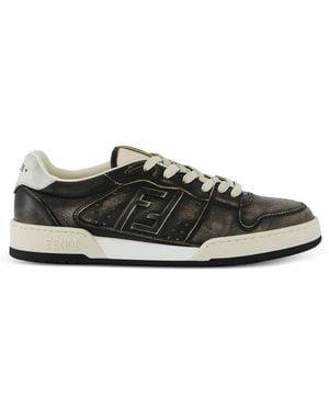 Fendi Logo Sneakers - Black