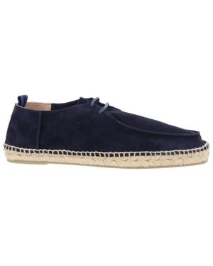 Castañer Suede Espadrilles - Blue