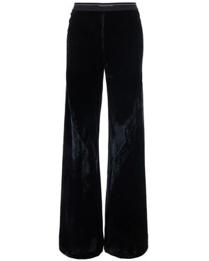 Semicouture Regular Flat Front Pants - Black