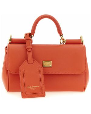 Dolce & Gabbana Sicily Mini Satchel - Red