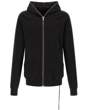 Rick Owens Regular Zip Up Hoodie - Black