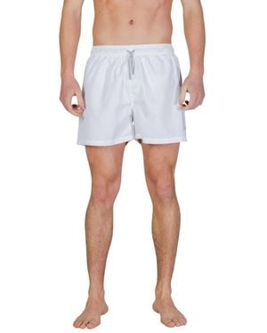 EA7 Regular Swim Shorts - White