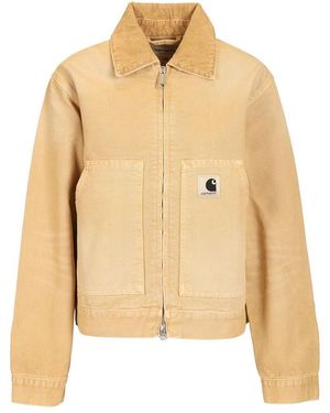 Carhartt Logo Shirt Collar Jacket - Natural