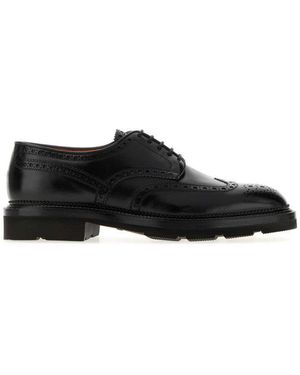 Santoni Emil Lace Ups Shoes - Black