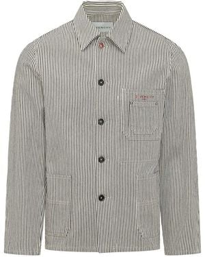 Givenchy Stripes Regular Jacket - Gray