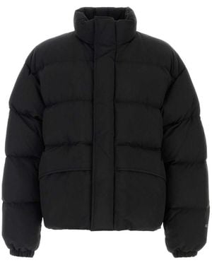 Jil Sander Mock Collar Down Jacket - Black