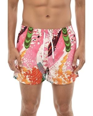 DSquared² Slim Swim Shorts - Pink