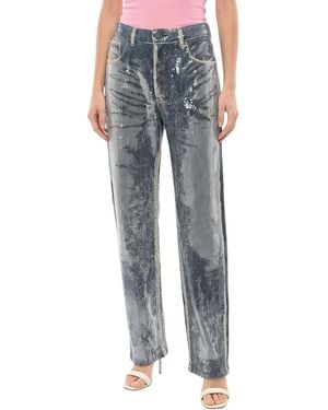 DIESEL Loose Mid Rise Jeans - Blue