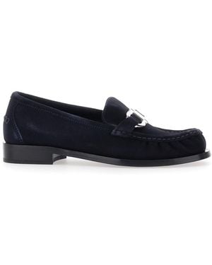 Ferragamo Suede Loafers - Blue