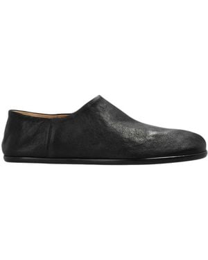 Maison Margiela Tabi Leather Loafers - Black