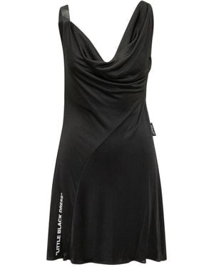 Off-White c/o Virgil Abloh Solid Cowl Neck Midi Dress - Black