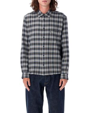 YMC Multi Curtis Shirt - Blue