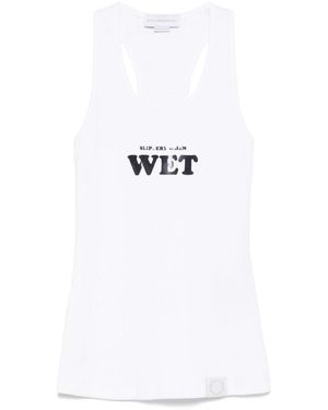 Stella McCartney Slippery When Wet Tank Top - White