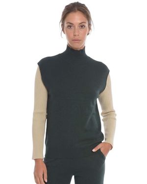 Samsøe & Samsøe Solid Turtle Neck Jumper - Green