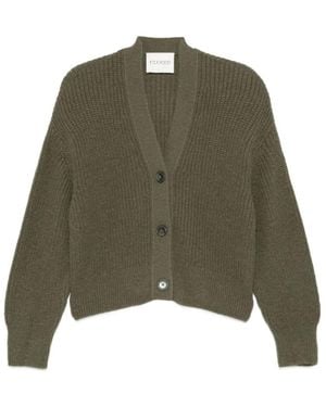 Closed Wool Blend V-Necked Cardigan - Green