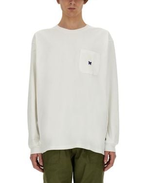 Needles Crew Neck T-Shirt - Gray