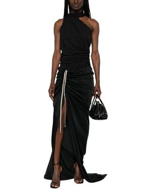 Rick Owens Solid Maxi Skirt - Black