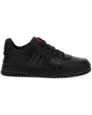 Gucci Leather Trainers - Black