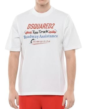 DSquared² Graphic Logo T-Shirt - White