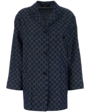 Gucci Regular Logo Shirt - Blue