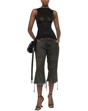 Rick Owens Boat Neck Top - Black