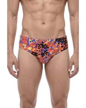 DSquared² Printed Swim Brief - Pink