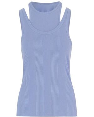 ARMARIUM Knitted Round Neck Top - Blue