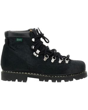 Paraboot Logo Hiking Boots - Black
