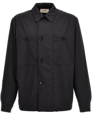 Lemaire Relaxed Overshirt - Blue