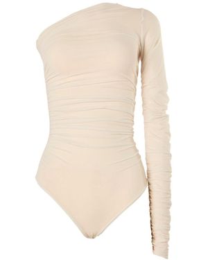 Wolford One Shoulder Swimwear - White