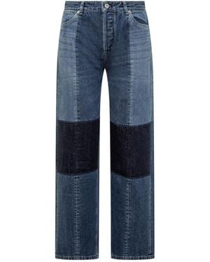 Jil Sander Straight Mid Rise Jeans - Blue