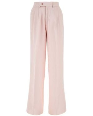 Amiri Light Viscose Wide-Leg Pant - Pink