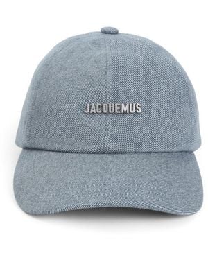 Jacquemus Denim Logo Baseball Hat - Blue