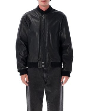 Isabel Marant Blaike Leather Bomber - Black