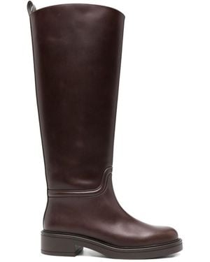 Stuart Weitzman Leather Boots - Brown