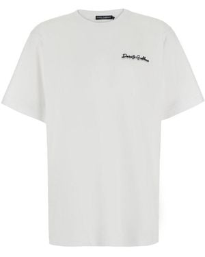 Dolce & Gabbana Crew Neck T-Shirt - White