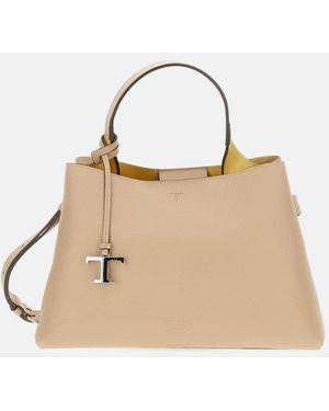 Tod's Apa Tote - Natural