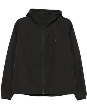 BOSS Logo Hood Jacket - Black
