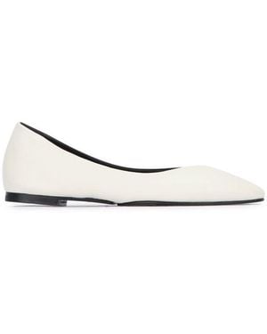 Jacquemus Blackwhite Leather Ballet Flats
