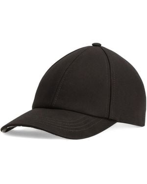 Dolce & Gabbana Cotton Baseball Cap - Black