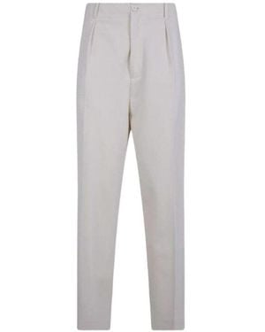 Semicouture Tapered Pleated Pant - Grey