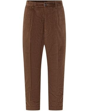 Ami Paris Corduroy Pants - Brown