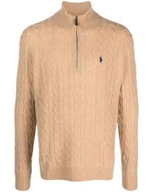 Ralph Lauren Cable Knit Sweater - Natural