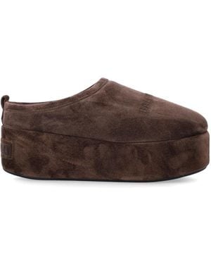 Balenciaga Alaska Suede Mules - Brown