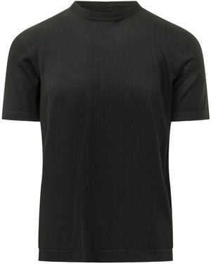 ZEGNA Crew Neck T-Shirt - Black