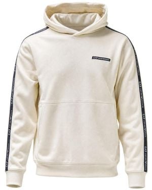 EA7 Regular Logo Hoodie - Natural