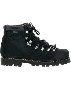 Paraboot Logo Hiking Boots - Black